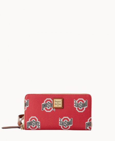 Dooney Collegiate Ohio State Large Zip Around Wristlet Ohio State ID-kYmflXvQ - Click Image to Close