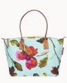 Dooney Roberta Pieri Flower Classic Large Robertina Tote Light Blue ID-7p1Z4J2t