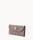 Dooney Saffiano Continental Clutch Taupe ID-kjm8S1Q9