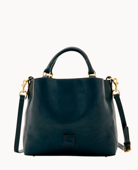 Dooney Florentine Small Brenna Black Black ID-WJYTdcHk - Click Image to Close