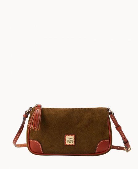 Dooney Suede Slim Crossbody Olive ID-wr2oJxaz - Click Image to Close