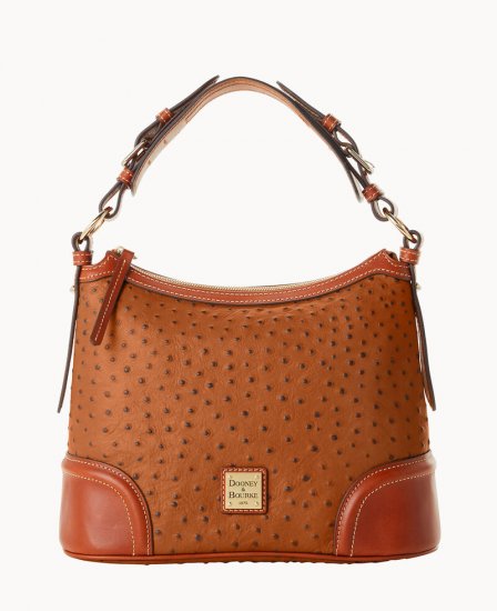 Dooney Ostrich Hobo Caramel ID-wYPv6icz - Click Image to Close