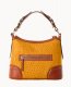 Dooney Ostrich Hobo Mustard ID-m9Q1gicX