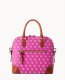 Dooney Gretta Domed Satchel Fuchsia ID-Jt5aibzY