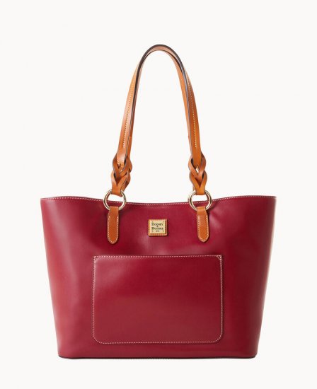 Dooney Wexford Leather Tammy Tote Mulberry ID-sU7IHJHg - Click Image to Close