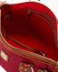 Dooney Pebble Grain Medium Mail Satchel Wine ID-omOMmNcI