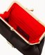 Dooney Pebble Grain Large Frame Purse Black ID-MCyTQvJL