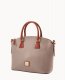 Dooney Pebble Grain Domed Satchel Taupe ID-9gc2I4pC