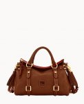 Dooney Florentine Mini Satchel Chestnut ID-WdeaE6Km