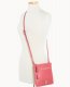 Dooney Saffiano Double Zip Tassel Crossbody Bubble Gum ID-SsoW91q5