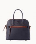 Dooney Florentine Domed Satchel Navy ID-mJmKO07M