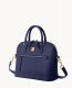 Dooney Saffiano Domed Zip Satchel Marine ID-5oEaojk7