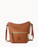 Dooney Pebble Grain Small Zip Sac Caramel ID-QSavcin2