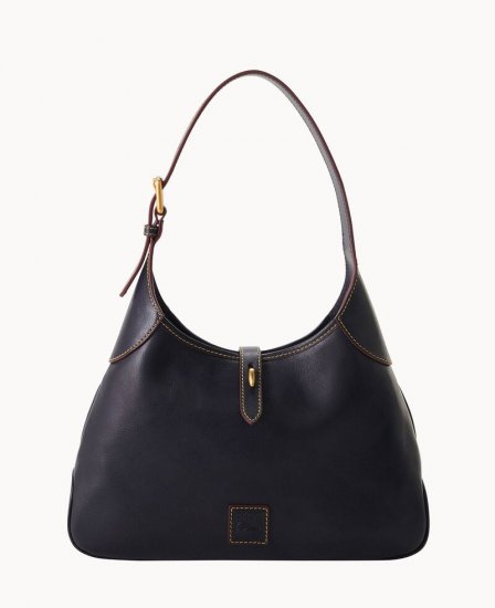 Dooney Florentine Crescent Hobo Navy ID-2snSl6Zq - Click Image to Close