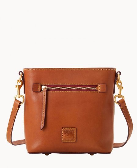 Dooney Florentine Small Zip Crossbody Natural ID-pBxV9yks - Click Image to Close