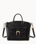 Dooney Saffiano Naomi Satchel Black ID-fYmExnMO