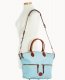 Dooney Nylon Large Pocket Satchel Light Blue ID-rrGlc1UQ