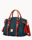 Dooney Pebble Grain Bristol Satchel Plum Wine ID-64DzOcDp