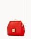 Dooney Pebble Grain Large Framed Purse Red ID-sHwrRAR3