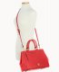 Dooney Saffiano Zip Satchel Tomato ID-0zLHMfbt