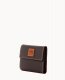 Dooney Pebble Grain Small Flap Credit Card Wallet Brown Tmoro ID-o6xYayMb