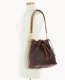 Dooney Pebble Grain Drawstring Brown Tmoro ID-QFLatjYZ