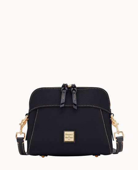 Dooney Pebble Grain Cameron Crossbody Black Black ID-e8BuPmFB - Click Image to Close