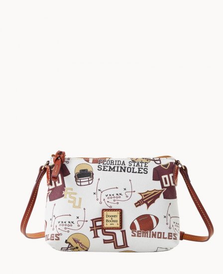 Dooney Collegiate Florida State Crossbody Pouchette FLORIDA STATE ID-z1cef7RG - Click Image to Close