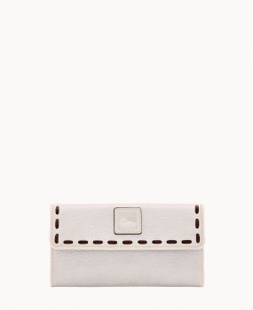 Dooney Florentine Continental Clutch Ecru ID-ggBb1B9C