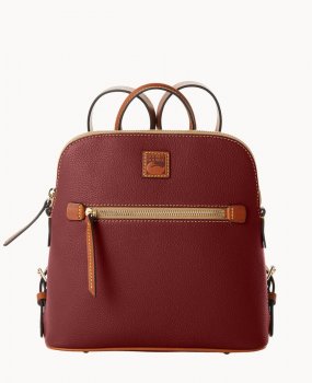 Dooney Pebble Grain Backpack Bordeaux ID-y1xBd3ED