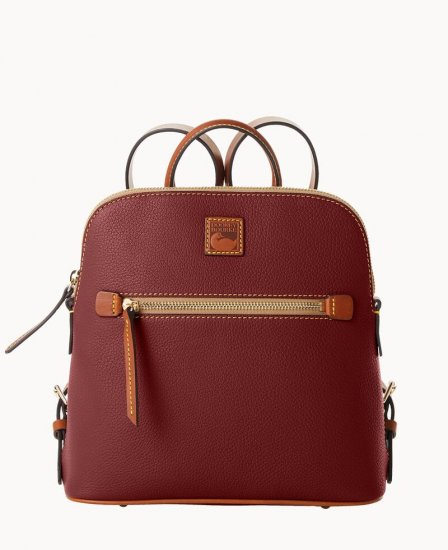 Dooney Pebble Grain Backpack Bordeaux ID-y1xBd3ED - Click Image to Close