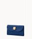 Dooney Ostrich Continental Clutch Navy ID-oY5H3Dyd