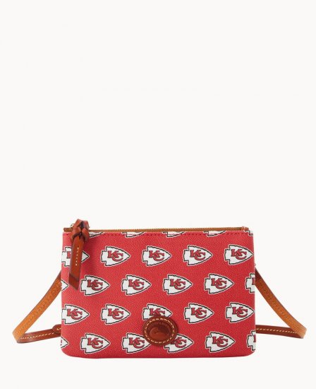 Dooney NFL Chiefs Top Zip Crossbody Chiefs ID-eu2rfhGf - Click Image to Close