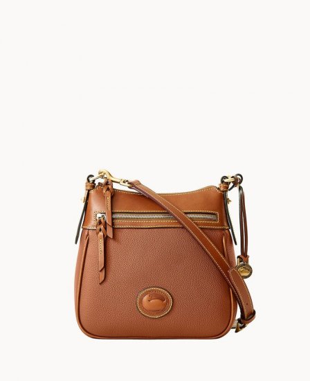 Dooney All Weather Leather 3.0 Zip Top Crossbody 23 Caramel ID-x7cudbYG - Click Image to Close