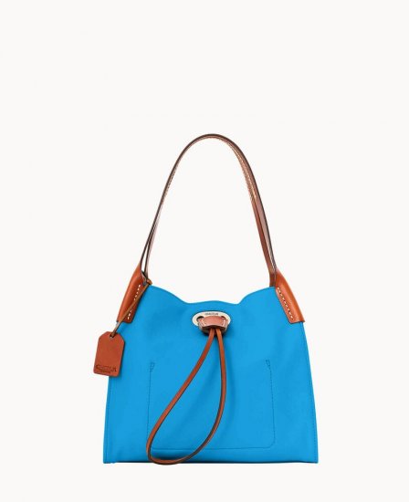 Dooney Oncour Elba Mini Full Up Two Turquoise ID-YIX5IwIk - Click Image to Close