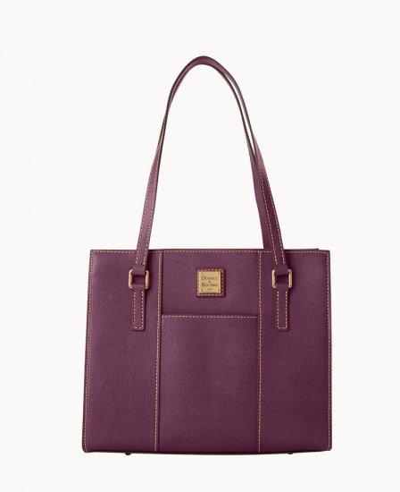 Dooney Saffiano Charlotte Plum Wine ID-O9DSqR3u - Click Image to Close