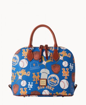 Dooney MLB Mets Zip Zip Satchel Mets ID-hK8xJUoW