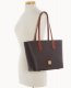 Dooney Pebble Grain Tote With Medium Wristlet Brown Tmoro ID-qhnjl9qM