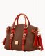 Dooney Pebble Grain Bristol Satchel Bark ID-2nc9152Z