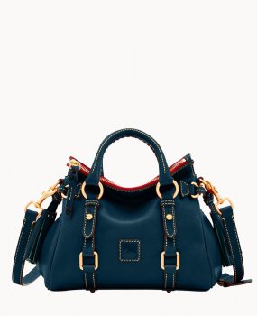 Dooney Florentine Micro Satchel Navy ID-adryNmG2