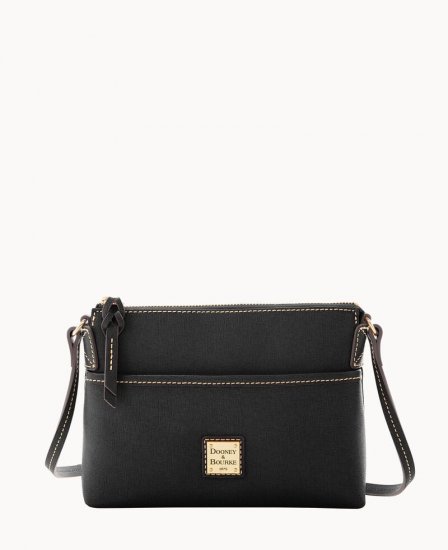 Dooney Saffiano Ginger Crossbody Black ID-lWrKL6Pg - Click Image to Close