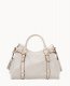 Dooney Florentine Satchel Ecru ID-EL0M98Sy