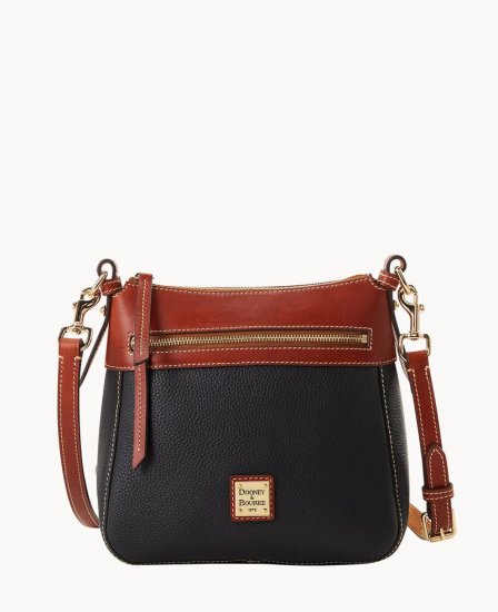 Dooney Pebble Grain Crossbody 25 Black ID-FQJTs8d9 - Click Image to Close