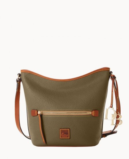 Dooney Pebble Grain Zip Sac Olive ID-c2551GkK - Click Image to Close