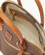 Dooney Pebble Grain Domed Satchel Bark ID-Q83cOqPc