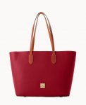 Dooney Pebble Grain Large Tote Wine ID-zattmvO8