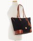 Dooney Suede Career Tote Black ID-NJCjcyKM