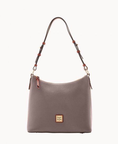 Dooney Pebble Grain Hobo Elephant ID-d3BPu0CJ - Click Image to Close