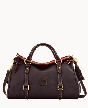 Dooney Florentine Large Satchel Brown Tmoro ID-Q4qmRyFq