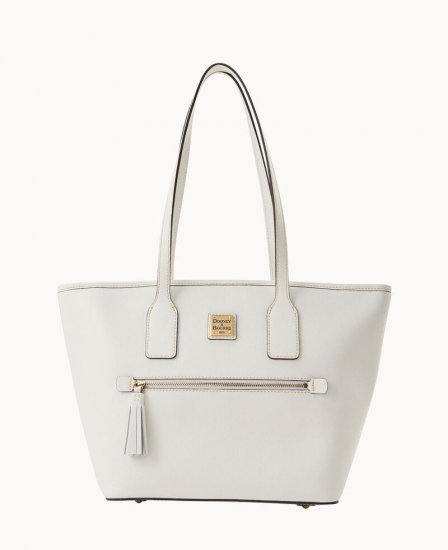 Dooney Saffiano Small Tote Off White ID-Rph5AnE6 - Click Image to Close